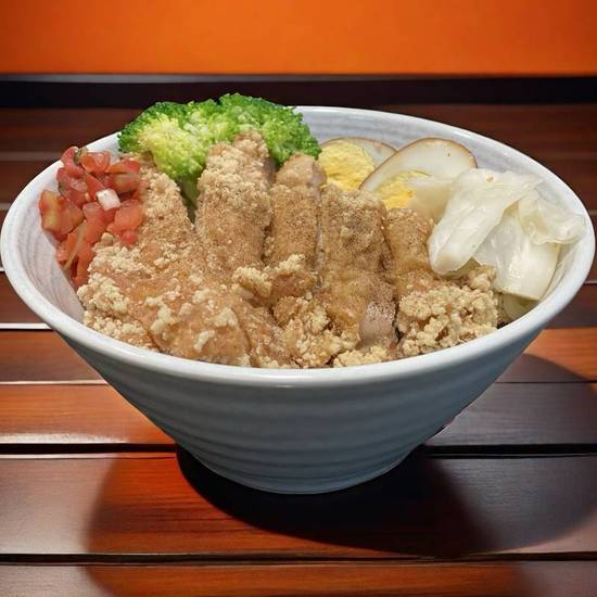 18. Fried Chicken Cutlet Rice 炸鸡排饭